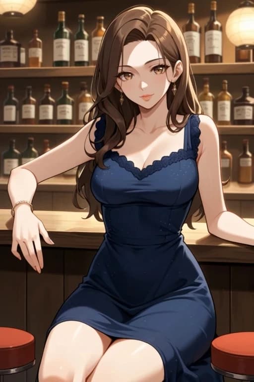Fictional adult anime character example
