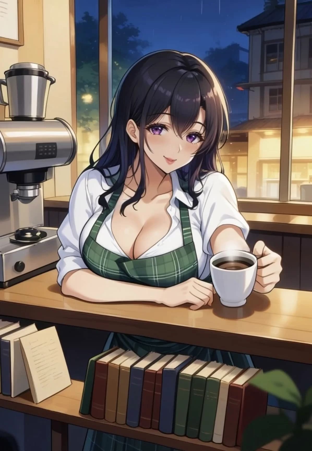 AI-generated anime character artwork
