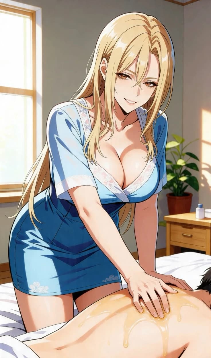 Adult anime character AI artwork example